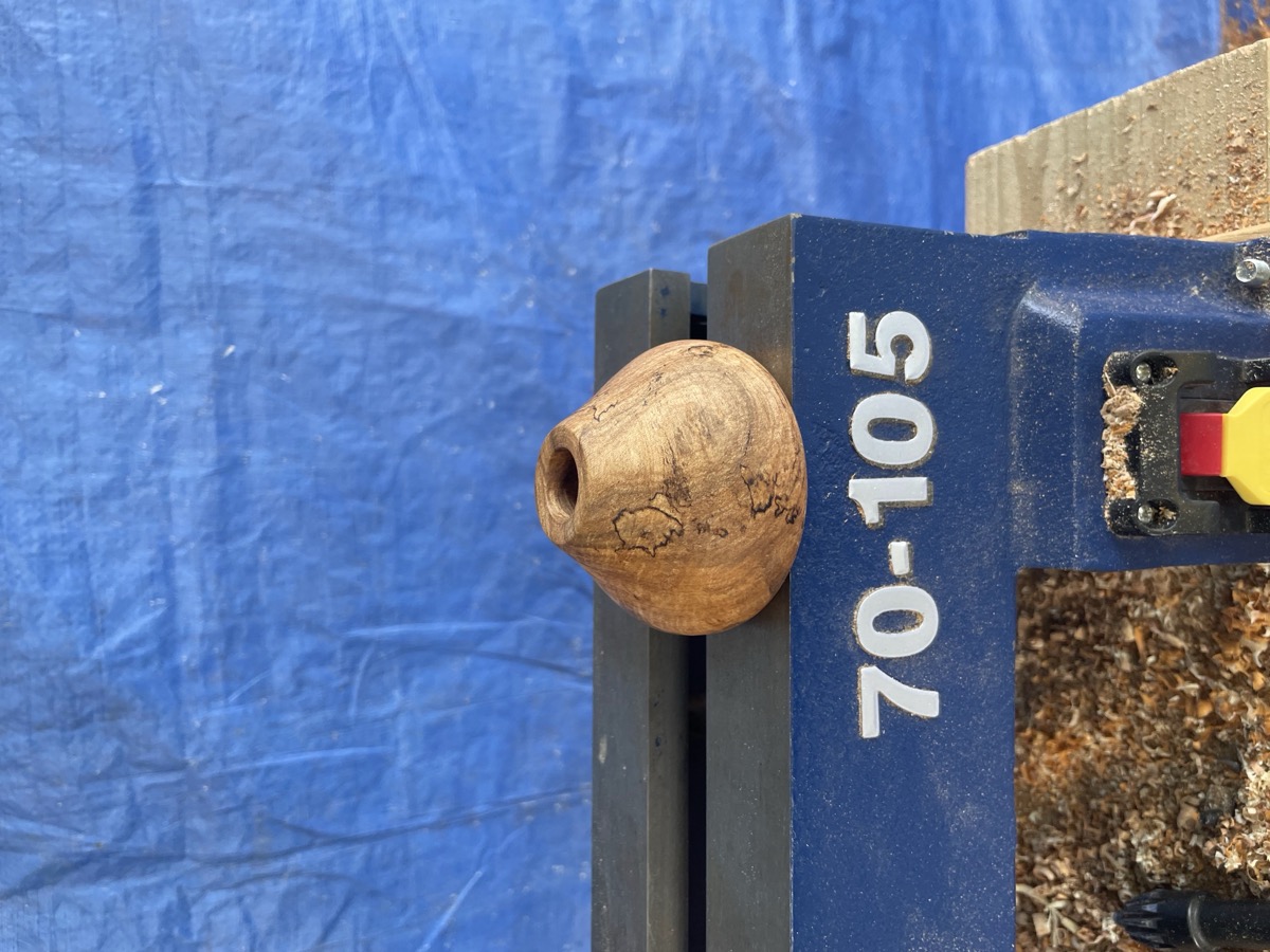 Hollow form on the lathe